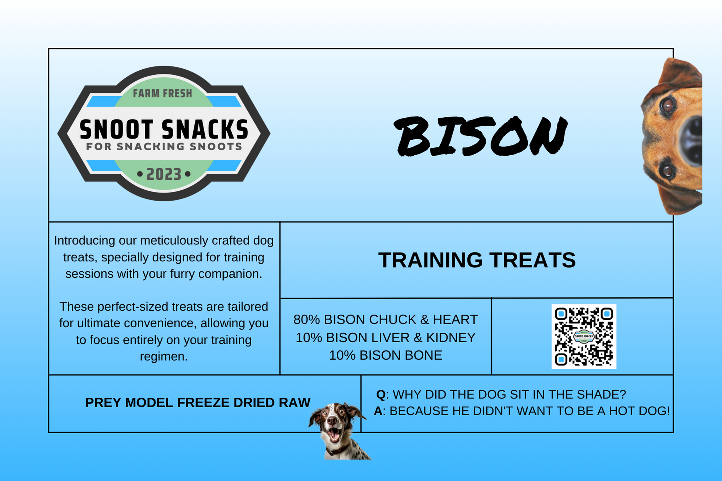 Bison Training Treats